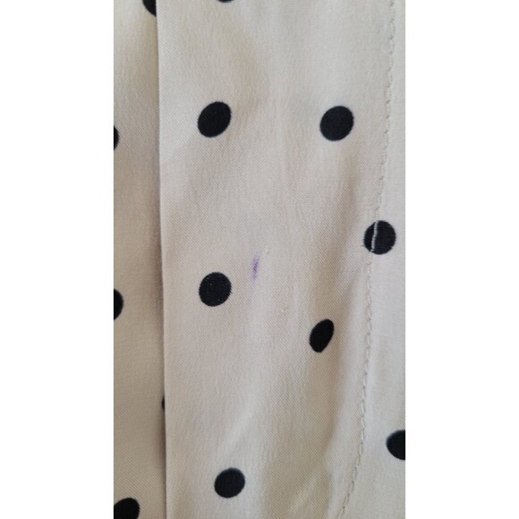 ATM Anthony Thomas Melillo Polka-Dot Silk Cropped Pants - Picture 6 of 8